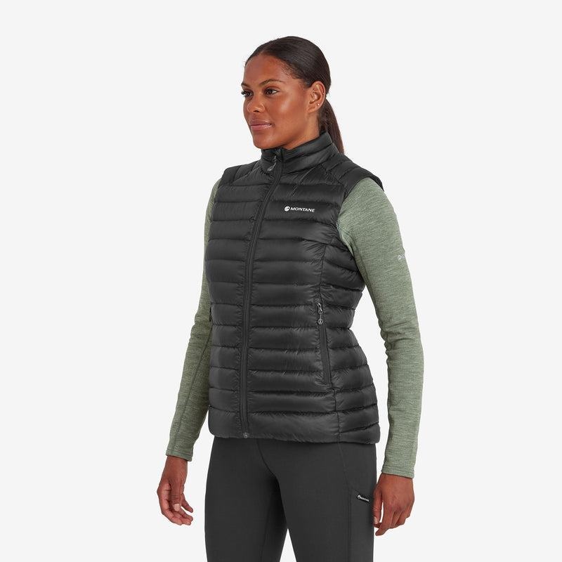 Black Women's Montane Anti-Freeze Down Vest | LEG8468JP