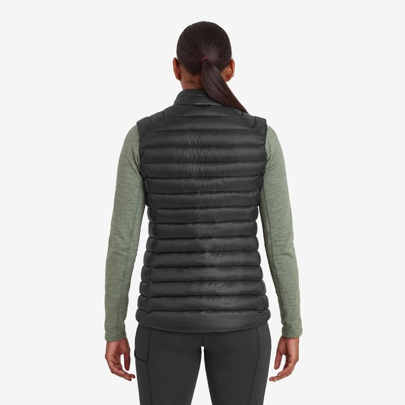 Black Women's Montane Anti-Freeze Down Vest | LEG8468JP