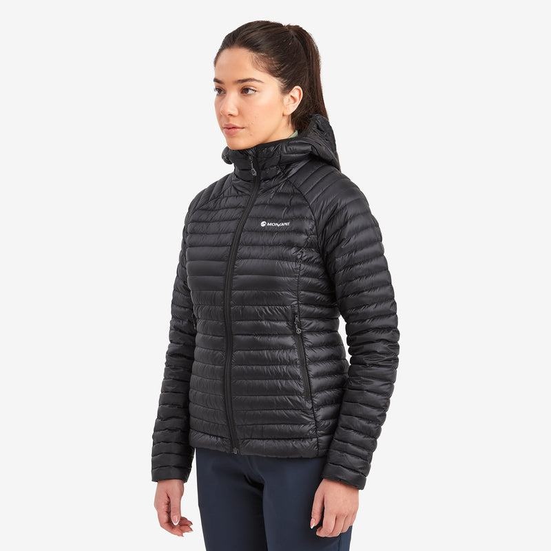 Black Women's Montane Anti-Freeze Lite Hooded Down Jackets | FMQ3011OS