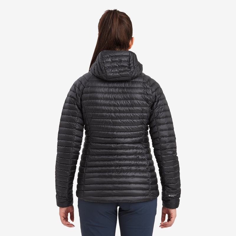 Black Women's Montane Anti-Freeze Lite Hooded Down Jackets | FMQ3011OS