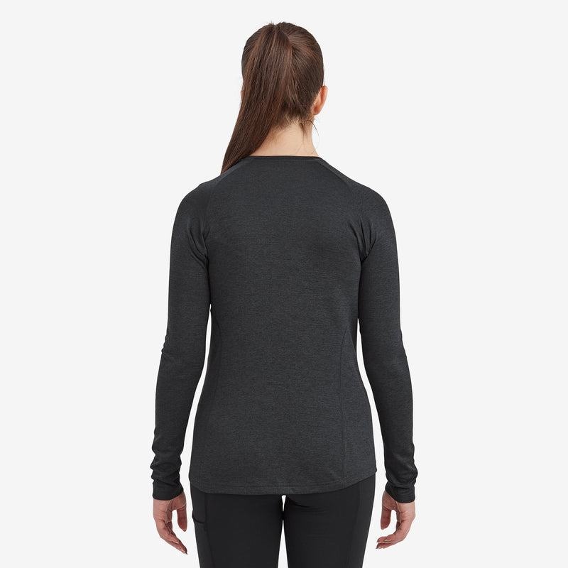 Black Women's Montane Dart Long Sleeve T Shirts | QYE1946DT