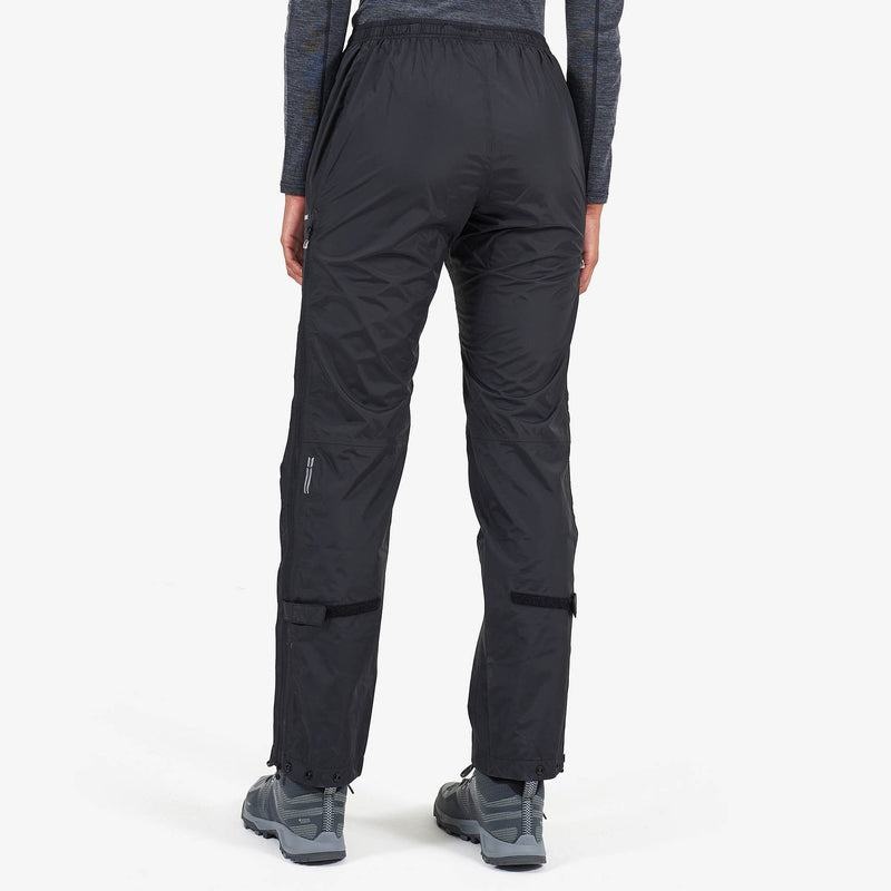 Black Women's Montane Dynamo Waterproof Pull-Over Trousers | SZJ5810FN