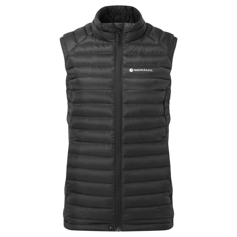 Black Women\'s Montane Featherlite Down Vest | GTU713WQ