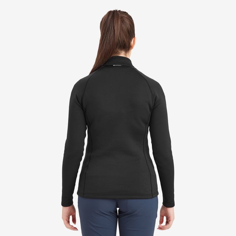 Black Women's Montane Fury Zip Pull-On Fleece | KGO6699RP