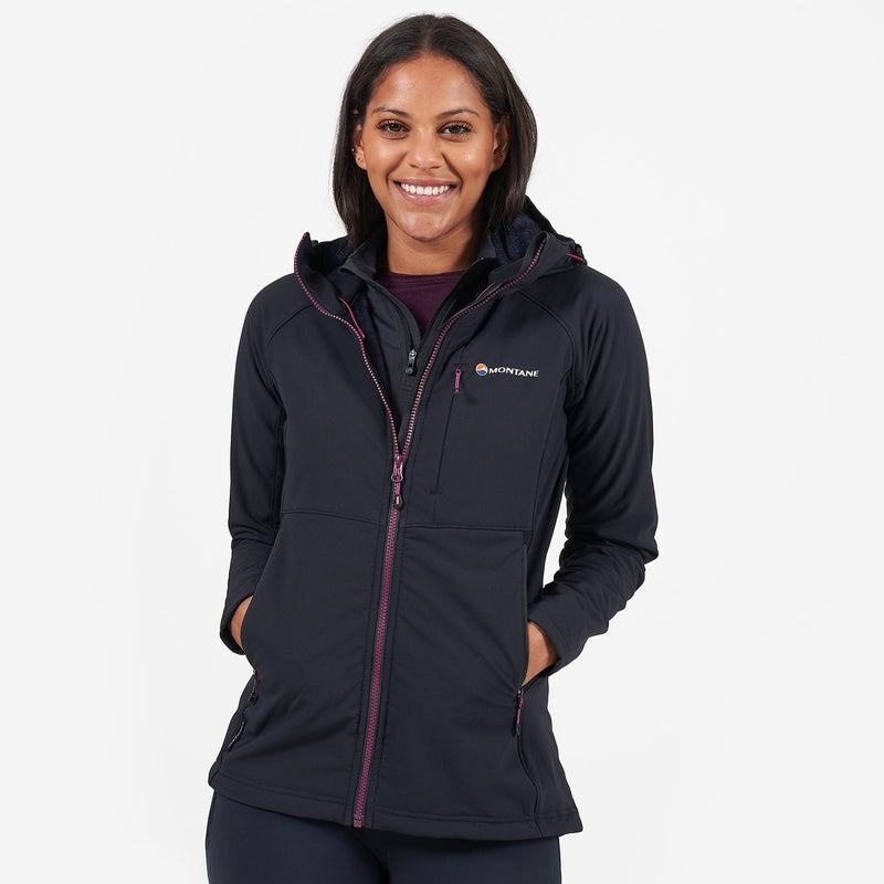 Black Women's Montane Krypton Softshell Jackets | XWH756EE