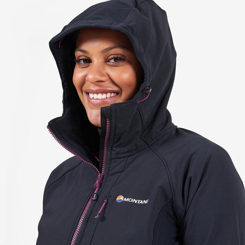 Black Women's Montane Krypton Softshell Jackets | XWH756EE