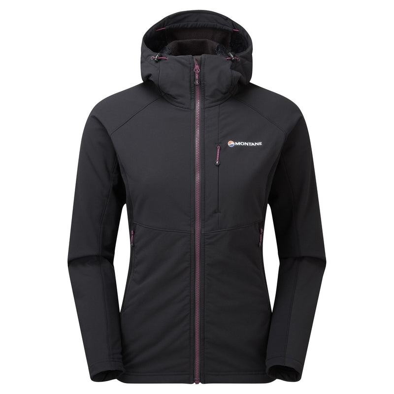 Black Women\'s Montane Krypton Softshell Jackets | XWH756EE