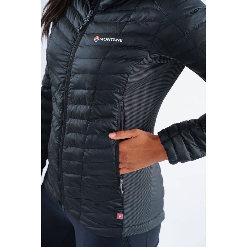 Black Women's Montane Phoenix Stretch Down Jackets | BUK8773JB