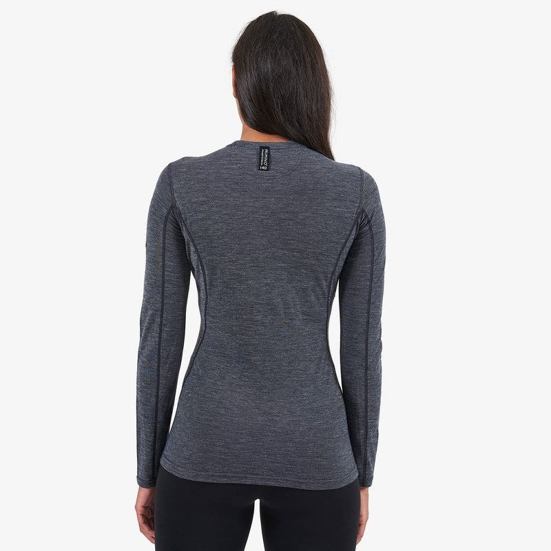 Black Women's Montane Primino 140 Long Sleeve T Shirts | XYV2611UP