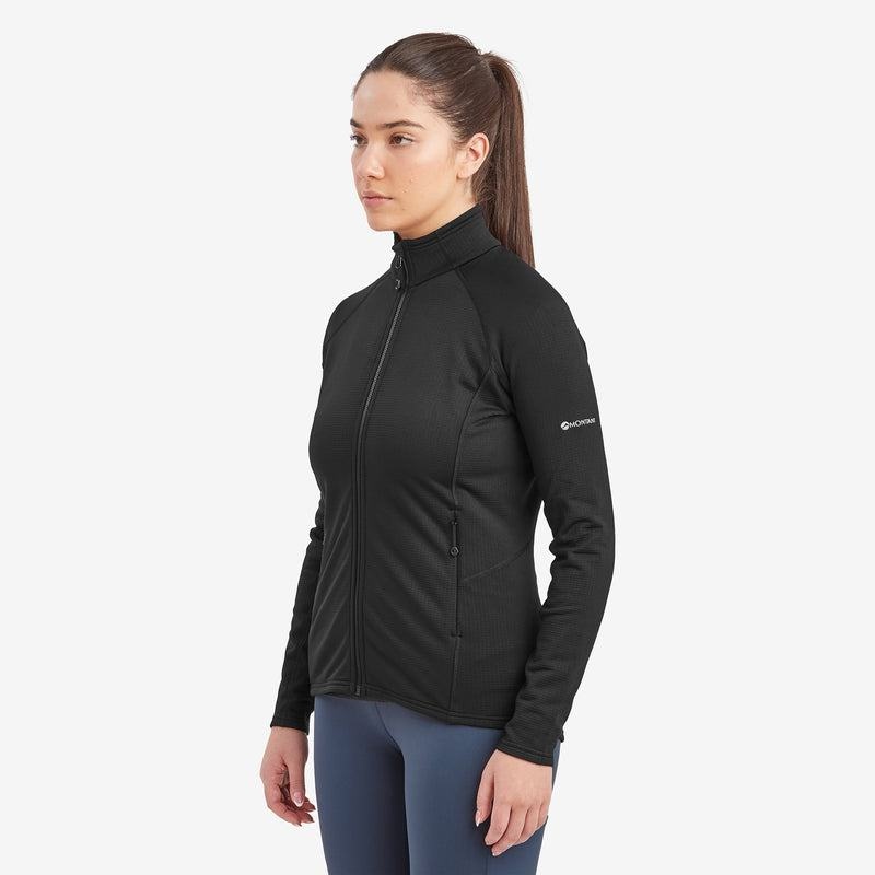 Black Women's Montane Protium Fleece Jackets | NVQ5561MQ