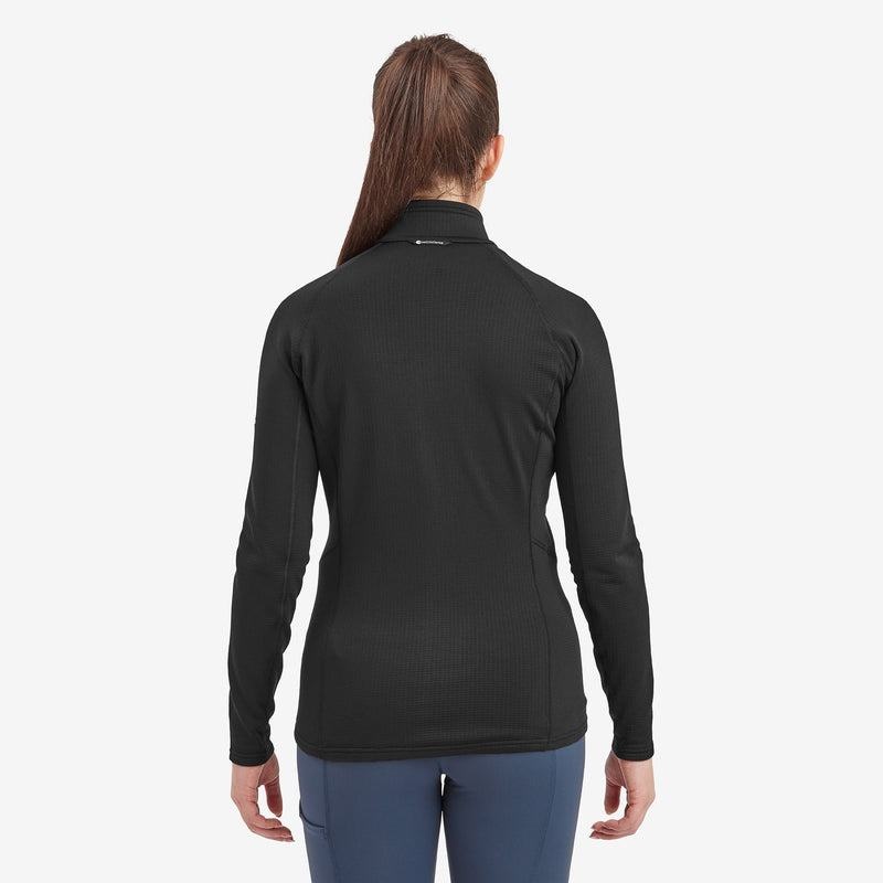 Black Women's Montane Protium Fleece Jackets | NVQ5561MQ