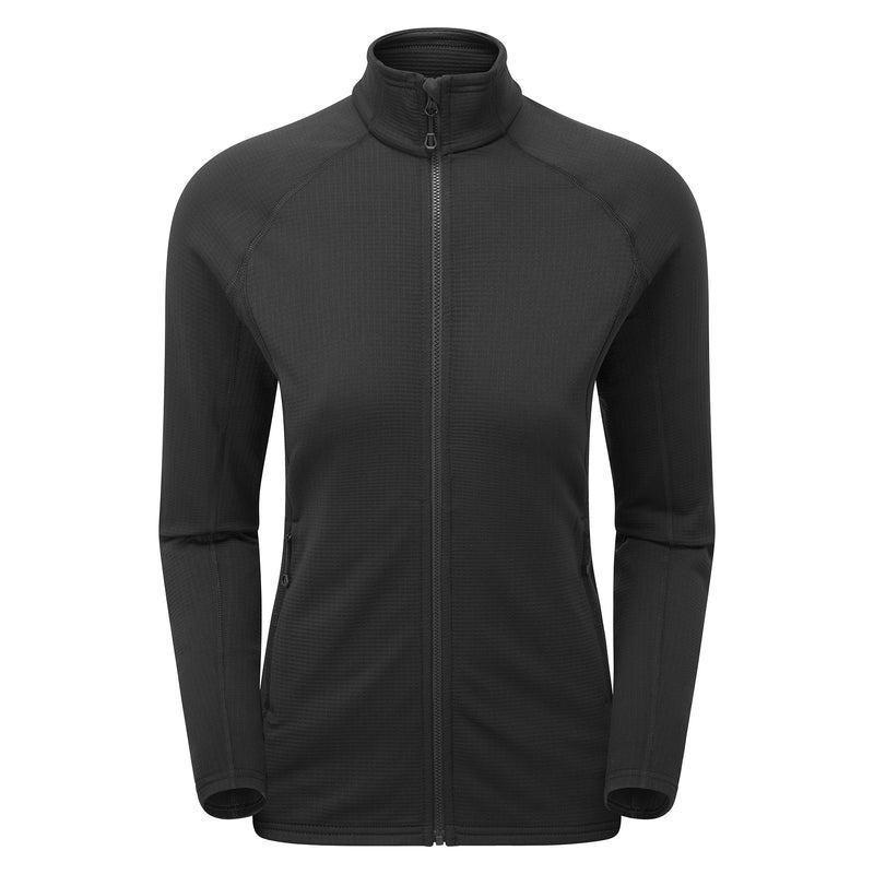 Black Women\'s Montane Protium Fleece Jackets | NVQ5561MQ