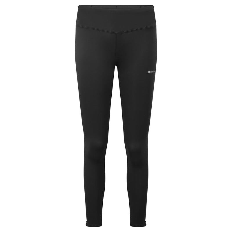 Black Women\'s Montane Slipstream Trail Running Leggings | AHR4672BX