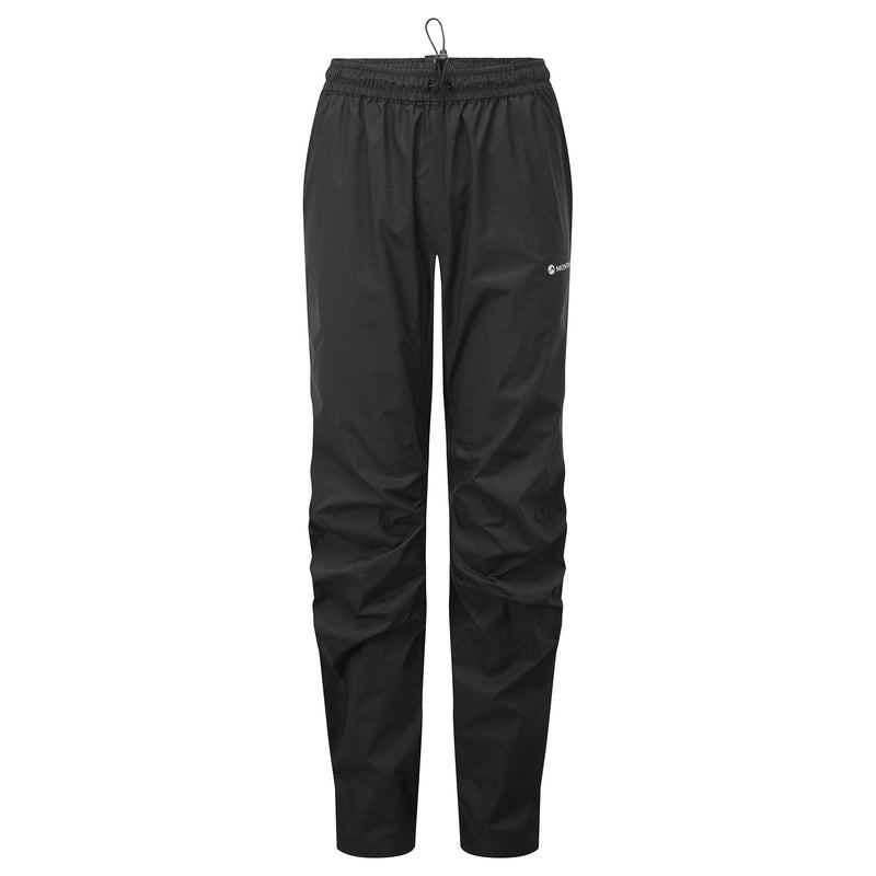 Black Women\'s Montane Spirit Lite Waterproof Trousers | TJQ7846VJ