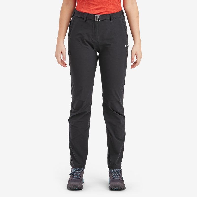 Black Women's Montane Terra Stretch Lite Trousers | QCG1629SP