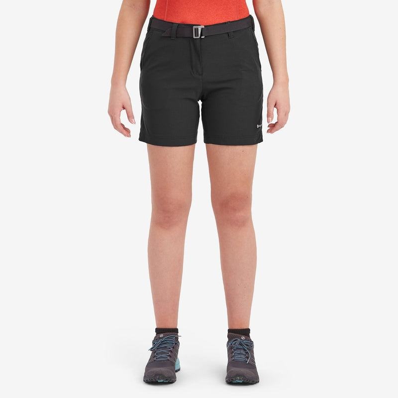 Black Women's Montane Terra Stretch Lite Shorts | UVE9067SF