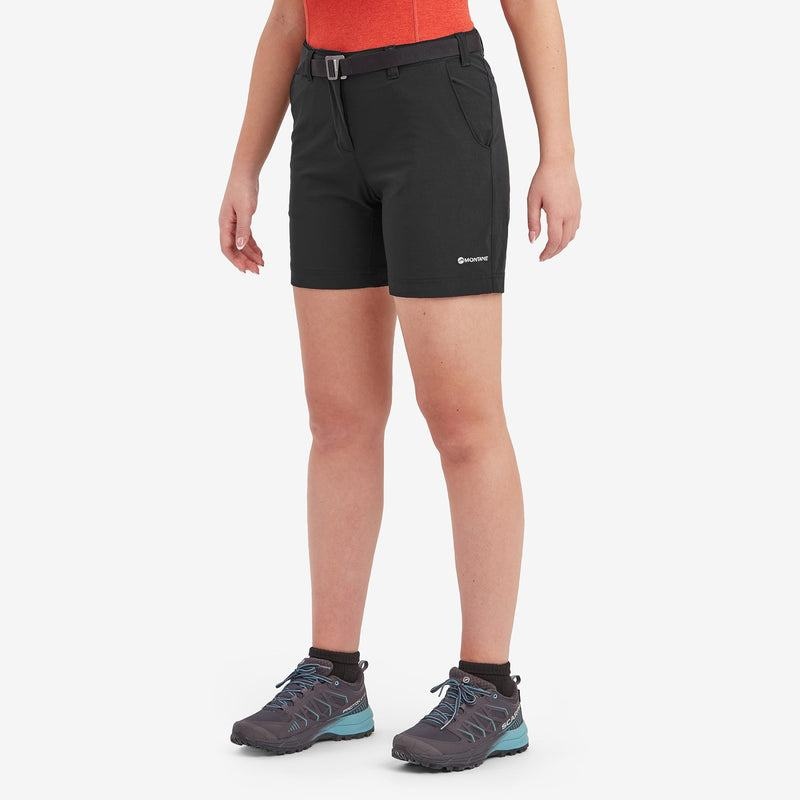 Black Women's Montane Terra Stretch Lite Shorts | UVE9067SF