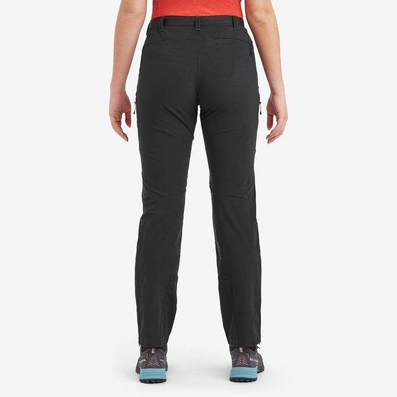 Black Women's Montane Terra Stretch Trousers | FOQ4887AJ