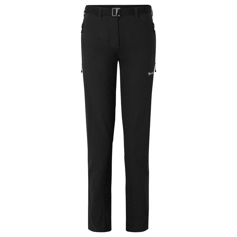 Black Women\'s Montane Terra Stretch Trousers | FOQ4887AJ