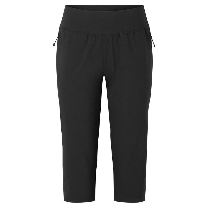 Black Women\'s Montane Tucana Lite Stretch Capri 3/4 Leggings | OKQ1180KY