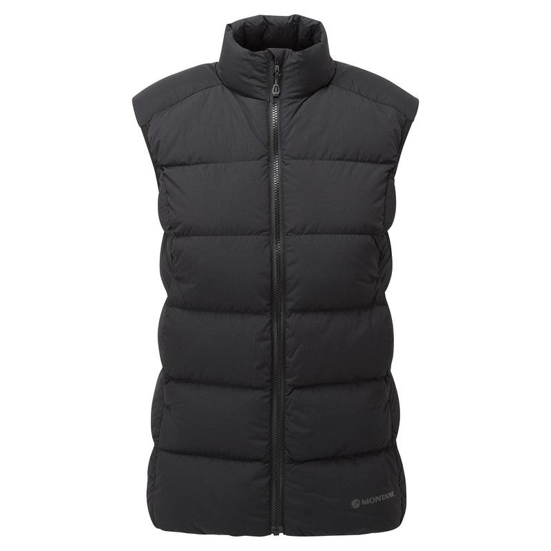 Black Women\'s Montane Tundra Down Vest | RDA7757UZ