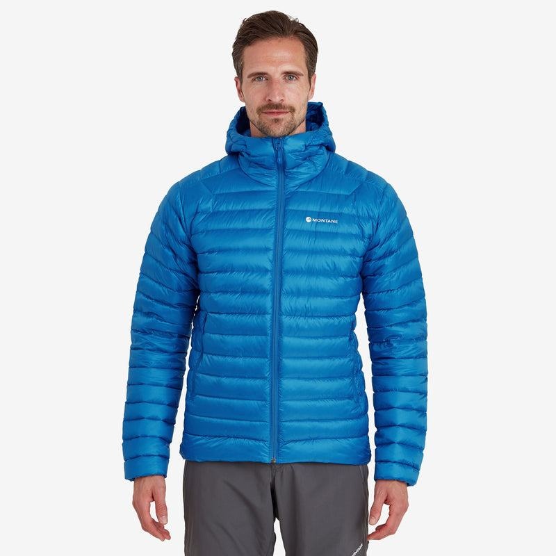 Blue Men's Montane Anti-Freeze Hooded Down Jackets | OIO1833WC