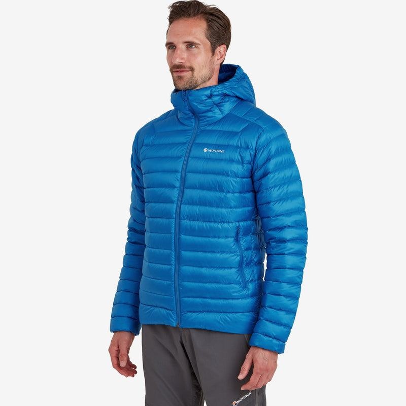 Blue Men's Montane Anti-Freeze Hooded Down Jackets | OIO1833WC