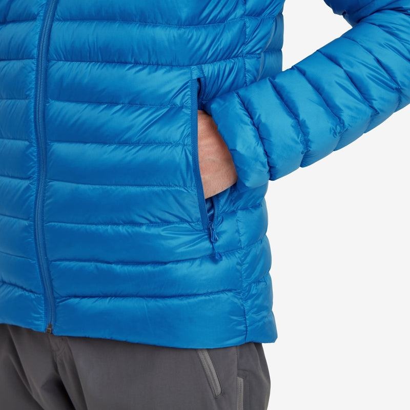 Blue Men's Montane Anti-Freeze Hooded Down Jackets | OIO1833WC