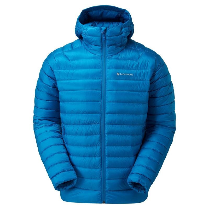 Blue Men\'s Montane Anti-Freeze Hooded Down Jackets | OIO1833WC