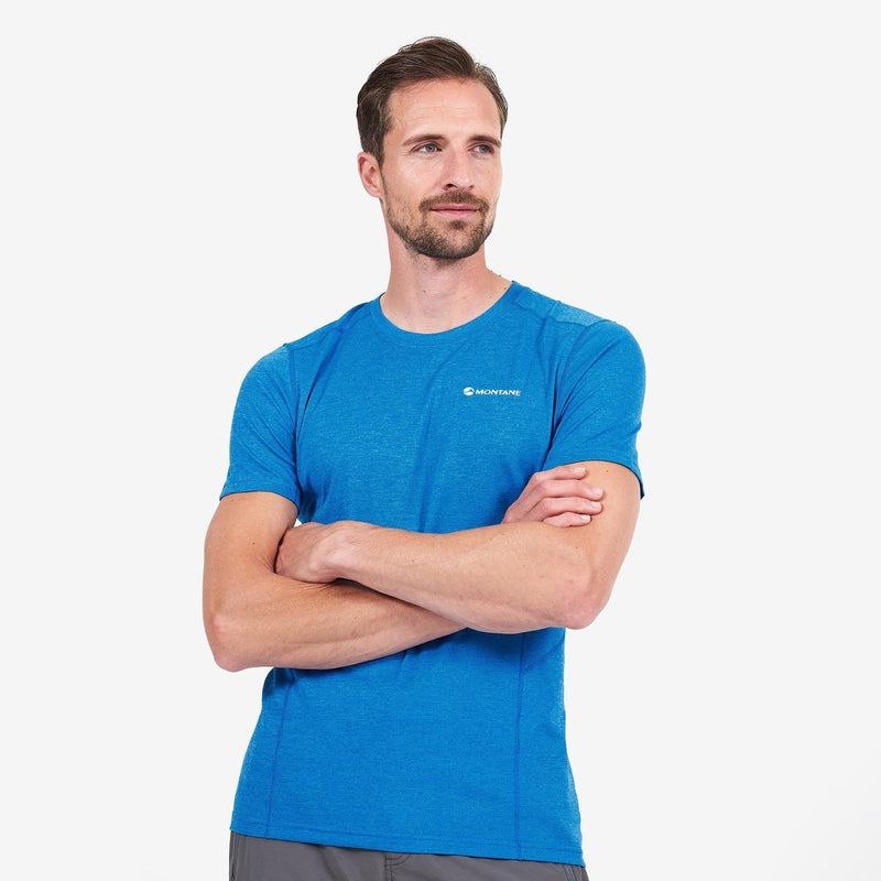 Blue Men's Montane Dart T Shirts | XCJ594FP