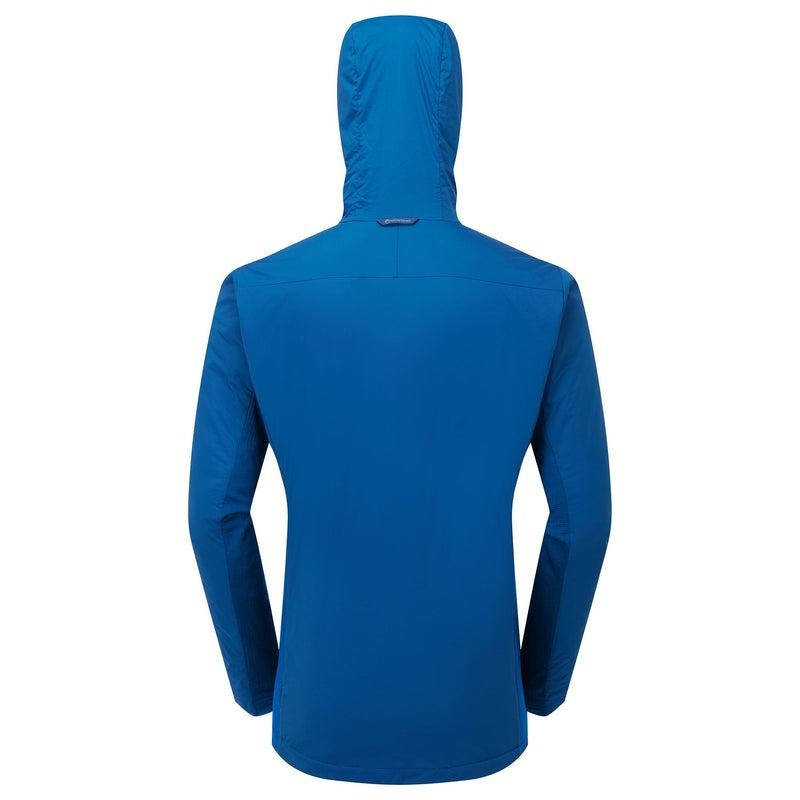 Blue Men's Montane Fireball Lite Hooded Insulated Jackets | UTZ4493XD