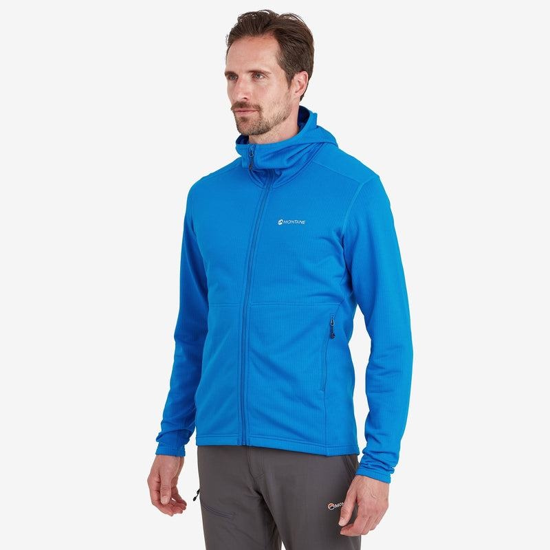 Blue Men's Montane Protium Hooded Fleece Jackets | ADF7141RR