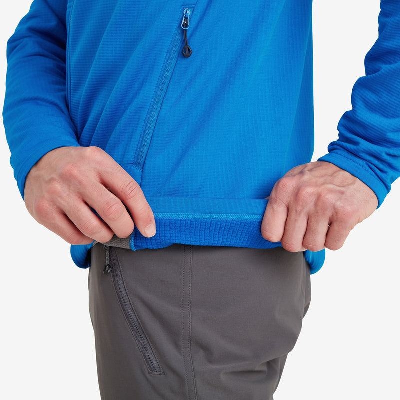 Blue Men's Montane Protium Hooded Fleece Jackets | ADF7141RR