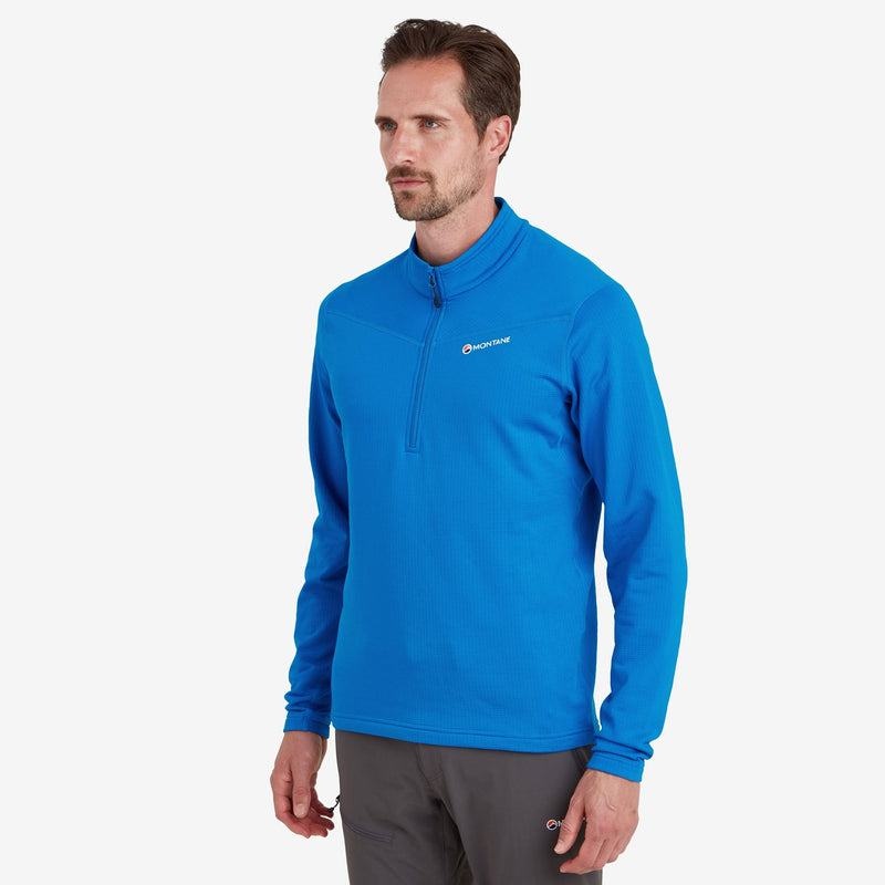 Blue Men's Montane Protium Pull On Fleece | QNK6869MR