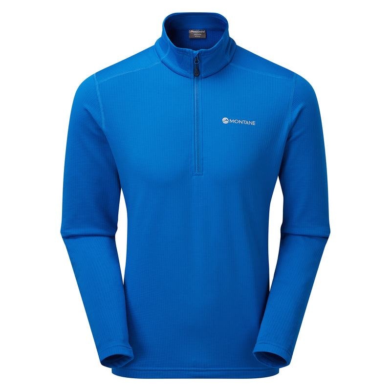 Blue Men\'s Montane Protium Pull On Fleece | QNK6869MR