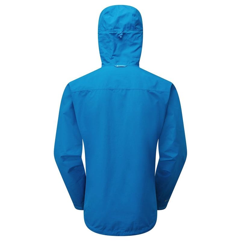 Blue Men's Montane Spirit Waterproof Jackets | QZH216FJ