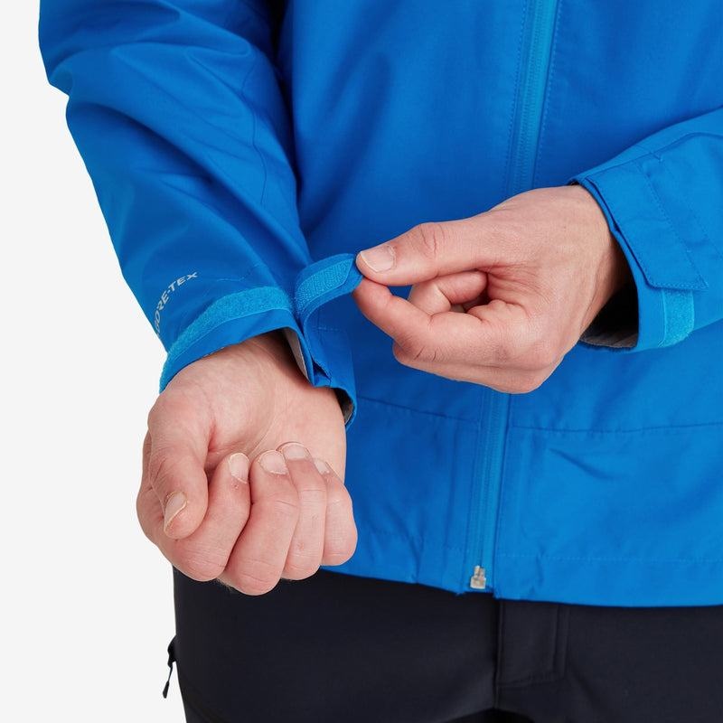 Blue Men's Montane Spirit Waterproof Jackets | QZH216FJ