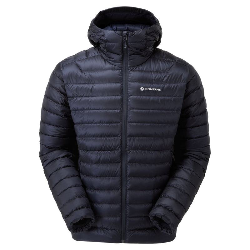 Dark Blue Men\'s Montane Anti-Freeze Hooded Down Jackets | CGE6464GU