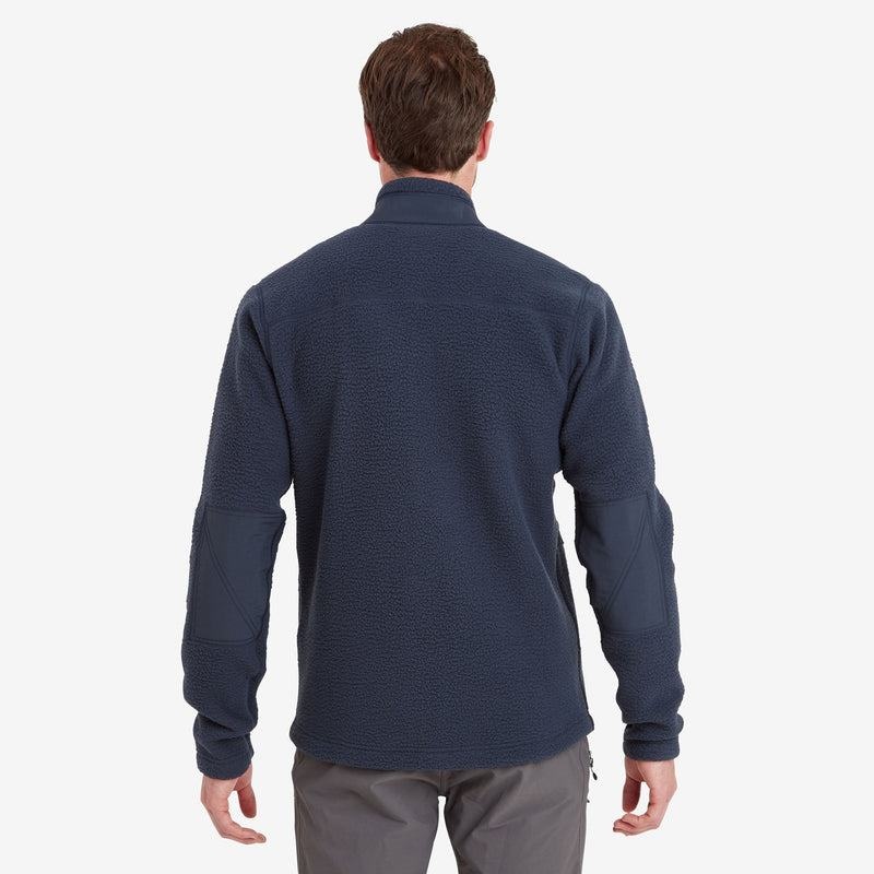 Dark Blue Men's Montane Chonos Fleece Jackets | NQQ9756ML