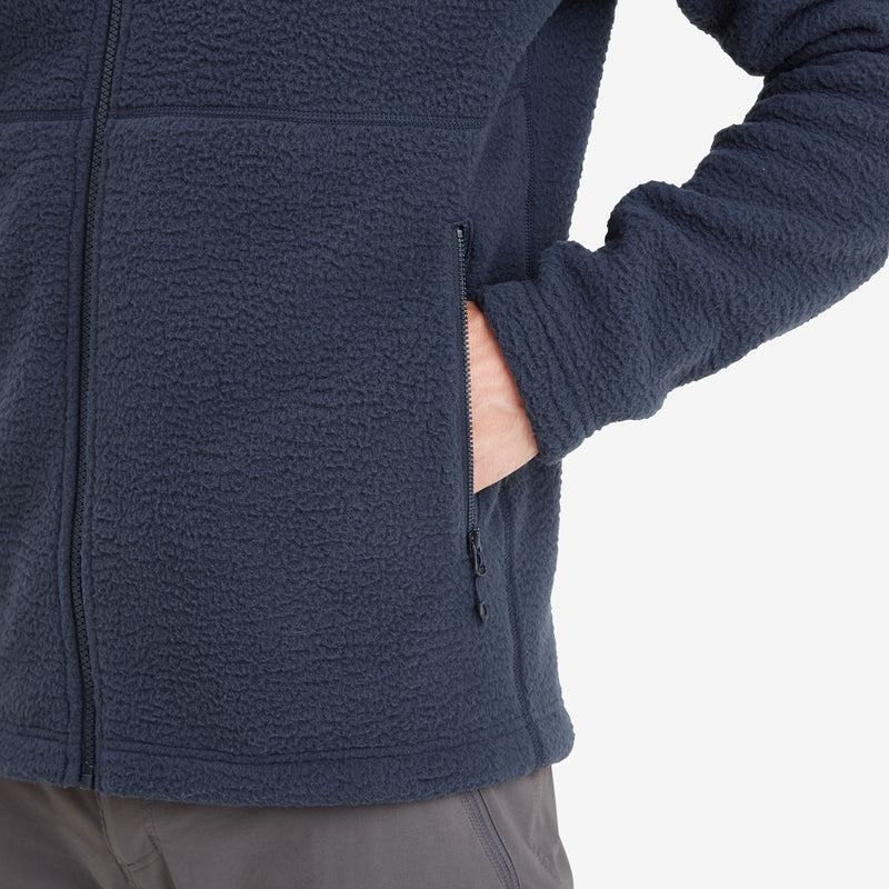 Dark Blue Men's Montane Chonos Fleece Jackets | NQQ9756ML