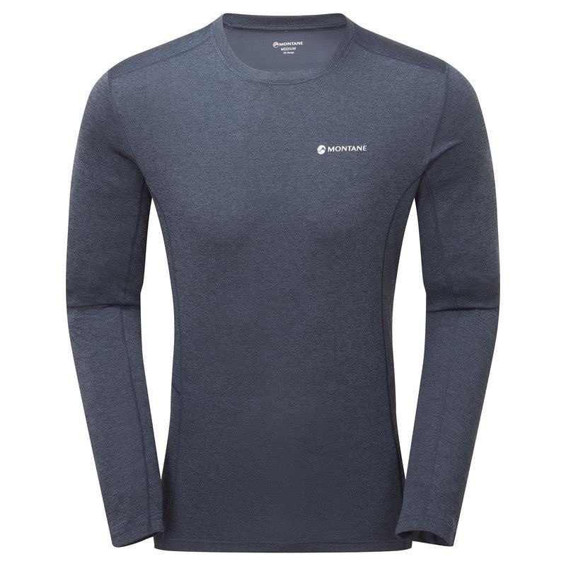 Dark Blue Men\'s Montane Dart Long Sleeve T Shirts | KRV724PV