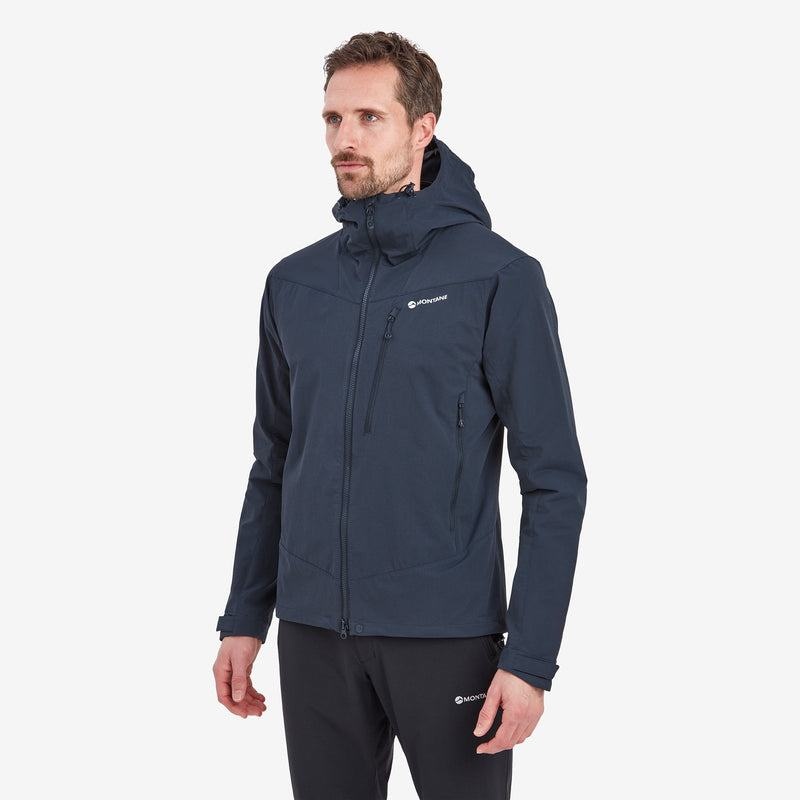 Dark Blue Men's Montane Dyno LT Softshell Jackets | YIW6258XU