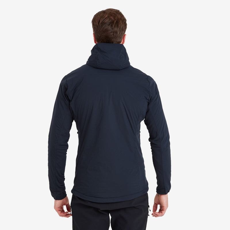 Dark Blue Men's Montane Fireball Lite Hooded Insulated Jackets | SPP31100MV