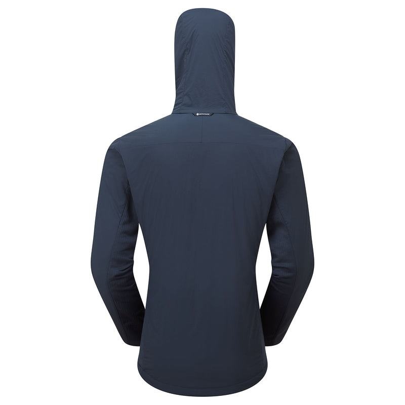 Dark Blue Men's Montane Fireball Lite Hooded Insulated Jackets | SPP31100MV