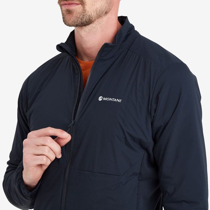 Dark Blue Men's Montane Fireball Lite Insulated Jackets | HIO1721NZ