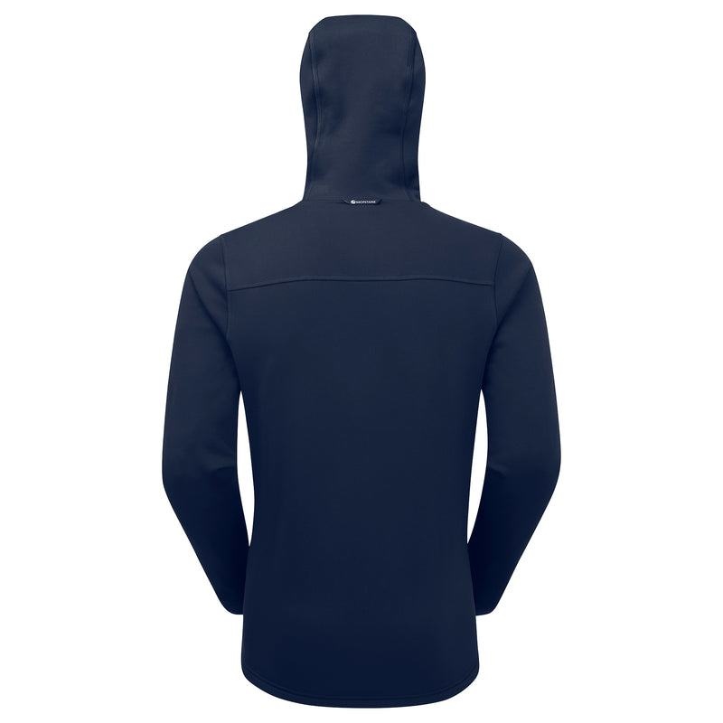 Dark Blue Men's Montane Fury XT Hooded Fleece Jackets | BPL9073PF