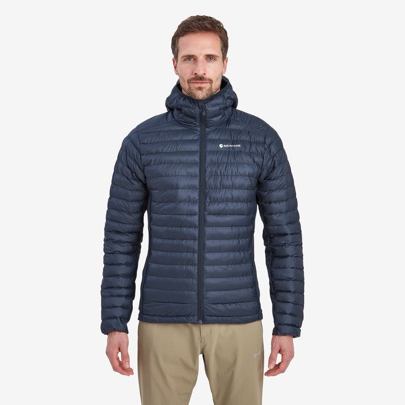 Dark Blue Men's Montane Icarus Lite Hooded Jackets | AQJ108ES