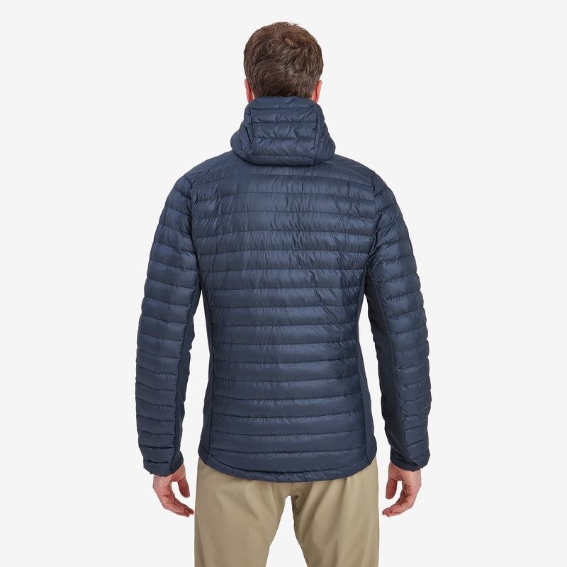 Dark Blue Men's Montane Icarus Lite Hooded Jackets | AQJ108ES