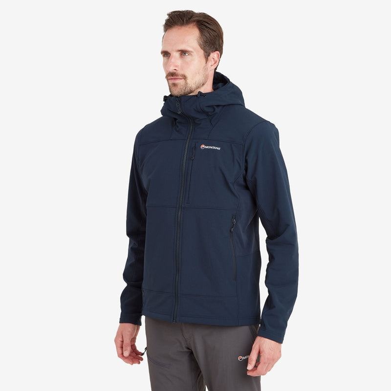 Dark Blue Men's Montane Krypton Softshell Jackets | AYB6196KP