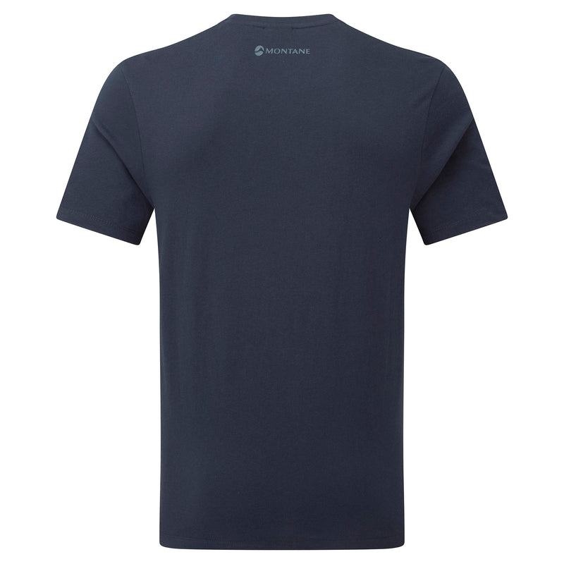 Dark Blue Men's Montane Mono Logo T Shirts | XRN5373LG